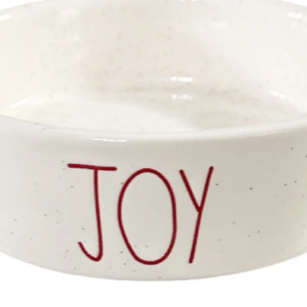 NEW Rae Dunn JOY Small Speckled Christmas Bowl 🎄🎄🎄